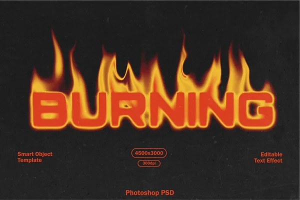 Burning Text Effect