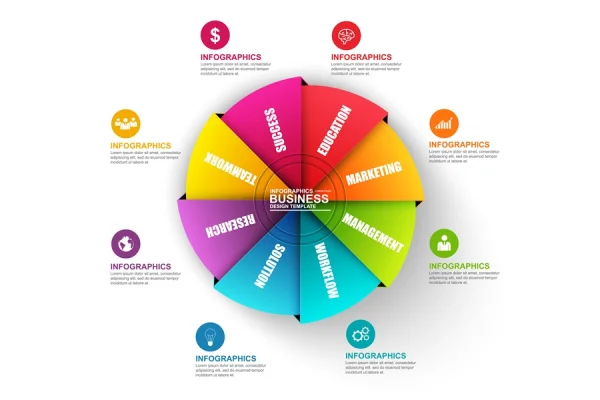 Colorful Business Diagram Infographic