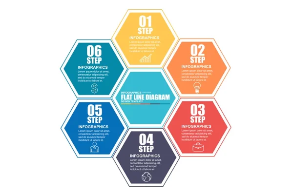 Hexagon Diagram Infographic