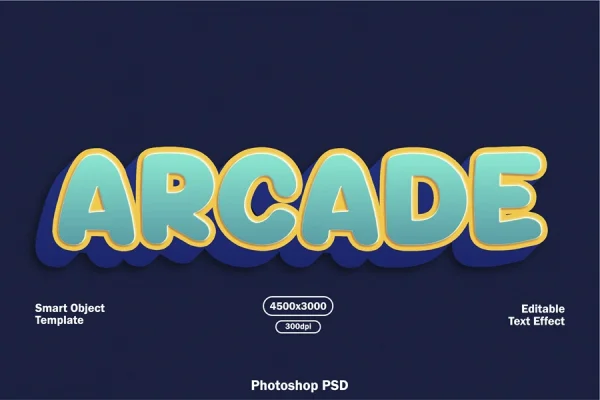 Arcade Text Effect