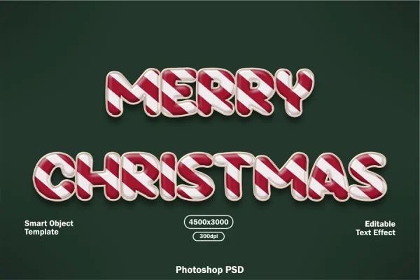 Christmas Text Effect
