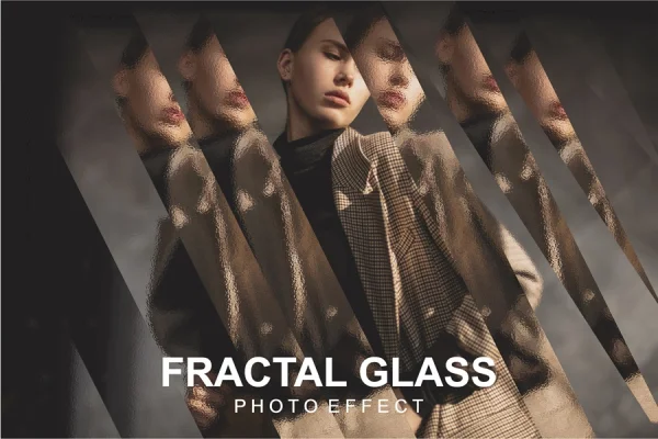 Fractal Glass Photo Effect