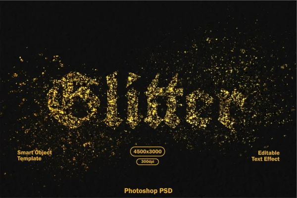 Glitter Text Effect