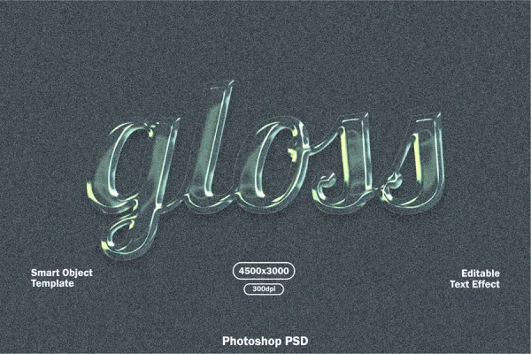 Gloss Text Effect
