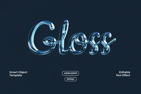 Gloss Text Effect