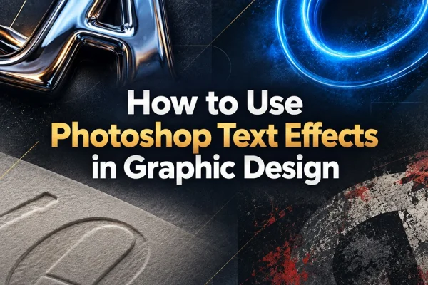 How to Use Photoshop Text Effects in Graphic Design