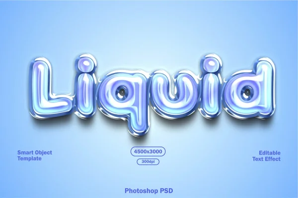 Liquid Text Effect