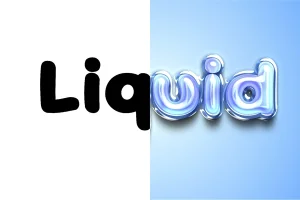 Liquid Text Effect