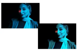 Halftone Dither Photo Effect