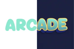 Arcade Text Effect