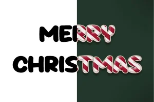 Christmas Text Effect