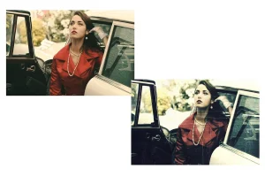 Cinematic Vintage Film Photo Effect