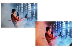 Dual Light Photo Effect