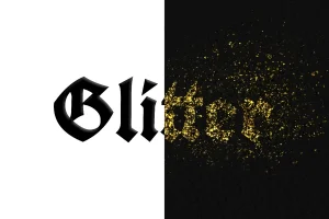 Glitter Text Effect
