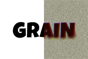 Grain Text Effect