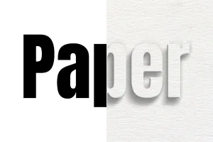 Paper Text Effect